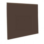 ROPPE Pinnacle Rubber No Toe Burnt Umber 4 in. x 1/8 in. x 48 in. Cove Base (30 Pieces / Carton)