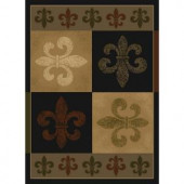 United Weavers French Quarter Olive and Beige 5 ft. 3 in. x 7 ft. 2 in. Area Rug