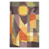 Kas Rugs Abstract Sun Pastels 3 ft. 6 in. x 5 ft. 6 in. Area Rug