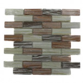 Splashback Tile Blend 12 in. x 12 in. Glass Mosaic Floor and Wall Tile
