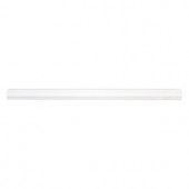 Jeffrey Court Alegro White Gloss Dome 3/4 in. x 12 in Wall Tile