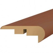 Shaw Cherry 3/4 in. Thick x 2.13 in. Wide x 94 in. Length Laminate Stair Nose Molding