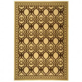 Safavieh Courtyard Natural/Brown 5.3 ft. x 7.6 ft. Area Rug