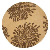 Home Decorators Collection Brunswick Beige 7 ft. 9in. Round Area Rug