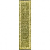 Safavieh Silk Road Spruce and Ivory 2 ft. 6 in. x 12 ft. Runner