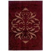 United Weavers Radiance Wine 5 ft. 3 in. x 7 ft. 6 in. Area Rug
