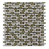 Splashback Tile Paradox Occult 12 in. x 12 in. Mixed Materials Floor and Wall Tile