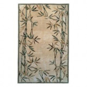 Kas Rugs Simple Bamboo Ivory 5 ft. 3 in. x 8 ft. 3 in. Area Rug