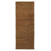 Home Decorators Collection Chainstitch Dark Natural 3 ft. x 8 ft. Runner
