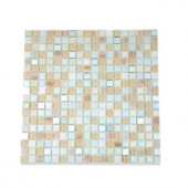Splashback Tile Capriccio Collegno 12 in. x 12 in. Glass Floor and Wall Tile