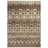Kas Rugs Perfect Motif Ivory/Grey 8 ft. x 10 ft. 6 in. Area Rug