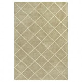 Kas Rugs Moroccan Chevron Sage/Ivory 3 ft. 3 in. x 5 ft. 3 in. Area Rug
