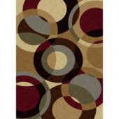 Tayse Rugs Festival Multi 7 ft. 10 in. x 10 ft. 3 in. Contemporary Area Rug