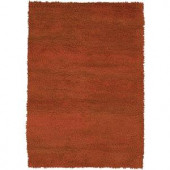 Chandra Strata Red 7 ft. 9 in. x 10 ft. 6 in. Indoor Area Rug