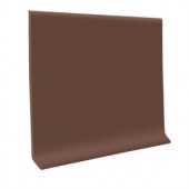 ROPPE 700 Series Russet 4 in. x 1/8 in. x 48 in. Thermoplastic Rubber Cove Base (30-Pieces)