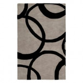 Kaleen Astronomy Gamma Graphite 7 ft. 6 in. x 9 ft. Area Rug