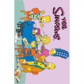 Fun Rugs The Simpsons Family Breakfast Multi Colored 39 in. x 58 in. Area Rug