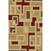 Natco Shadows Jacob Multi 5 ft. 3 in. x 7 ft. 7 in. Area Rug