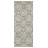 Loloi Rugs Summerton Life Style Collection Grey Ivory 2 ft. x 5 ft. Runner