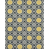 Loloi Rugs Weston Lifestyle Collection Charcoal Gold 7 ft. 9 in. x 9 ft. 9 in. Area Rug