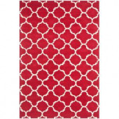 Safavieh Chatham Red/Ivory 4 ft. x 6 ft. Area Rug