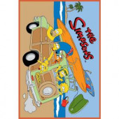 Fun Rugs The Simpsons Family Vacation Multi Colored 31 in. x 47 in. Area Rug