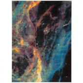 Nourison Altered States Star Bright Multicolor 4 ft. x 6 ft. Area Rug