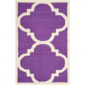 Safavieh Cambridge Purple/Ivory 3 ft. x 5 ft. Area Rug