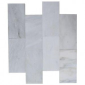 Splashback Tile Oriental 3 in. x 6 in. Marble Floor and Wall Tile