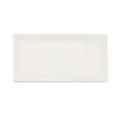 Jeffrey Court Pearl White Beveled 3 in. x 6 in. Ceramic Wall Tile (8 pieces/1 sq. ft./1 pack)