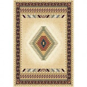 United Weavers Tuscan Cream 5 ft. 3 in. x 7 ft. 6 in. Area Rug