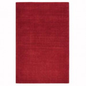 Home Decorators Collection Simplify Red 8 ft. x 11 ft. Area Rug