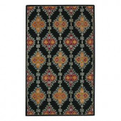 Home Decorators Collection Loire Black 9 ft. 9 in. x 13 ft. 9 in. Area Rug
