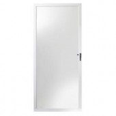 EMCO 75 Series 36 in. White Full-View Storm Door with Black Hardware