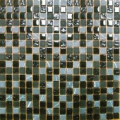 MS International 12 in. x 12 in. Black Mesh-Mounted Mosaic Tile