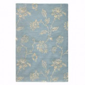 Home Decorators Collection Lancaster Light Blue 9 ft. 6 in. x 13 ft. 9 in. Area Rug