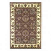 Kas Rugs Classic Mahal Plum/Ivory 9 ft. 10 in. x 13 ft. 2 in. Area Rug