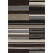 United Weavers Soundtrack Brown 7 ft. 10 in. x 11 ft. 2 in. Area Rug