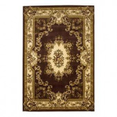 Kas Rugs Aubusson Plum/Ivory 5 ft. 3 in. x 7 ft. 7 in. Area Rug