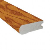 Millstead Oak Harvest 0.81 in. Thick x 3 in. Wide x 78 in. Length Hardwood Flush-Mount Stair Nose Molding