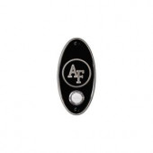 NuTone College Pride Air Force Academy Wireless Door Chime Push Button - Satin Nickel