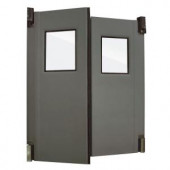 Aleco ImpacDor HD-175 1-3/4 in. x 60 in. x 84 in. Charcoal Gray Impact Door