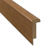 SimpleSolutions Natural Ridge Hickory 3/4 in. Thick x 2-3/8 in. Wide x 78-3/4 in. Length Laminate Stair Nose Molding