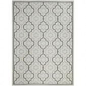 Safavieh Courtyard Light Grey/Anthracite 6.6 ft. x 9.5 ft. Area Rug