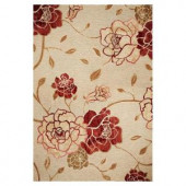 Kas Rugs Natures Flower Sage 5 ft. 3 in. x 7 ft. 7 in. Area Rug