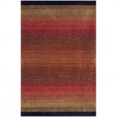 BASHIAN Contempo Collection Multi Ombre Red 2 ft. 6 in. x 8 ft. Area Rug