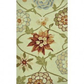 Loloi Rugs Summerton Life Style Collection Ivory Floral 2 ft. 3 in. x 3 ft. 9 in. Accent Rug