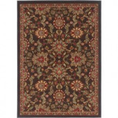 Tayse Rugs Laguna Charcoal 5 ft. x 7 ft. Transitional Area Rug