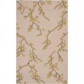 Artistic Weavers Paeonia Parchment 5 ft. x 8 ft. Area Rug