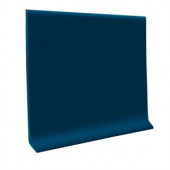 ROPPE Deep Navy 4 in. x 1/8 in. x 48 in. Cove Base (30 Pieces / Carton)
